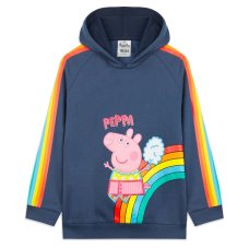 FFX79: Girls Peppa Pig Navy Hoodie (1.5-5 Years)